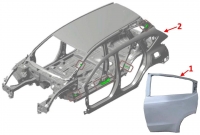 Задні двері Honda M-NV (2020-2024)